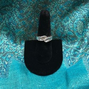 Beautiful .925 sterling silver and diamond ring!